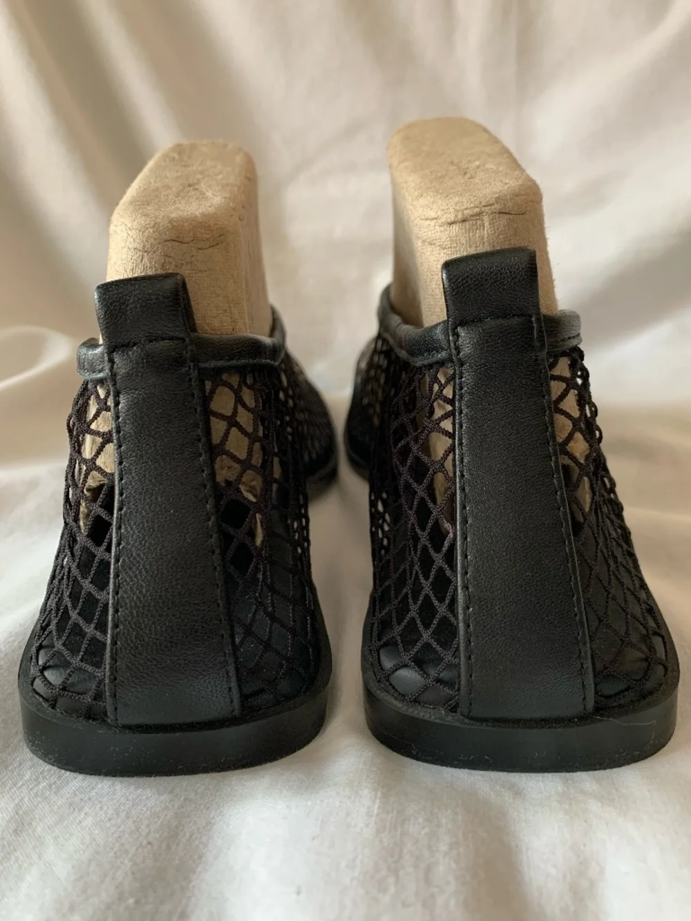 STINE GOYA black mesh 'SGReelo Ballerina Shoes'